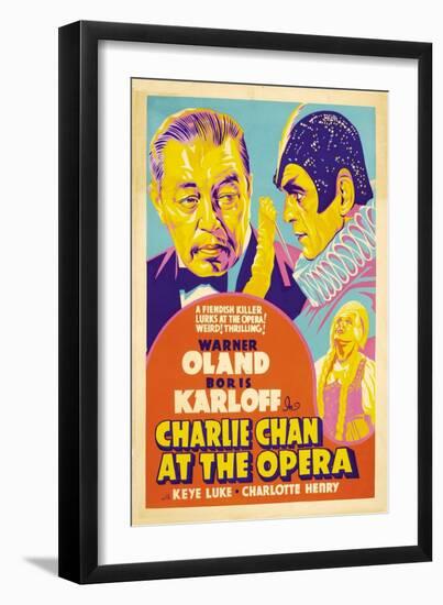 Charlie Chan at the Opera, 1936-null-Framed Art Print