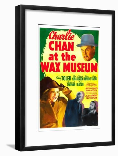 Charlie Chan at the Wax Museum, Sidney Toler, Joan Valerie, Marc Lawrence, 1940-null-Framed Art Print