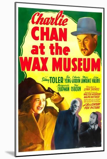 Charlie Chan at the Wax Museum, Sidney Toler, Joan Valerie, Marc Lawrence, 1940-null-Mounted Art Print