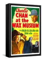 Charlie Chan at the Wax Museum, Sidney Toler, Joan Valerie, Marc Lawrence, 1940-null-Framed Stretched Canvas