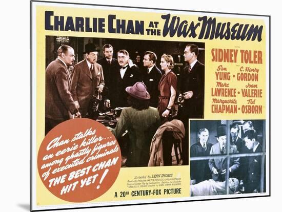 Charlie Chan at the Wax Museum-null-Mounted Art Print