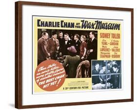 Charlie Chan at the Wax Museum-null-Framed Art Print