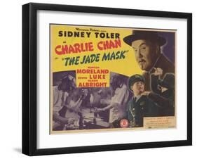 Charlie Chan in The Jade Mask, 1945-null-Framed Art Print