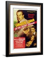 Charlie Chan in the Secret Service-null-Framed Art Print