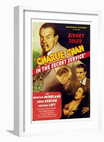 Charlie Chan in the Secret Service-null-Framed Art Print