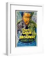 Charlie Chan on Broadway, Top Center: Warner Oland, 1937-null-Framed Photo