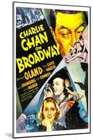 Charlie Chan on Broadway, Warner Oland, 1937-null-Mounted Art Print