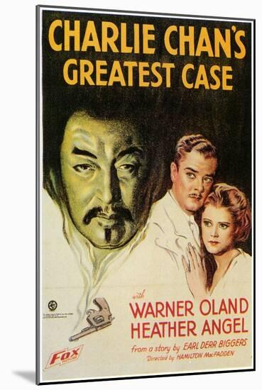 Charlie Chan's Greatest Case, 1933-null-Mounted Art Print