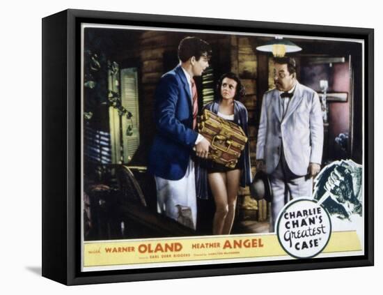 Charlie Chan's Greatest Case, Walter Byron, Heather Angel, Warner Oland, 1933-null-Framed Stretched Canvas