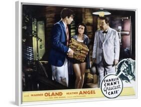 Charlie Chan's Greatest Case, Walter Byron, Heather Angel, Warner Oland, 1933-null-Framed Photo