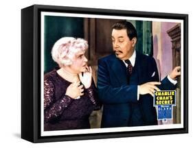 Charlie Chan's Secret, Henrietta Crosman, Warner Oland 1936-null-Framed Stretched Canvas