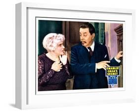 Charlie Chan's Secret, Henrietta Crosman, Warner Oland 1936-null-Framed Photo