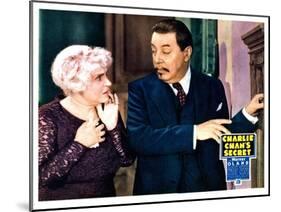 Charlie Chan's Secret, Henrietta Crosman, Warner Oland 1936-null-Mounted Photo