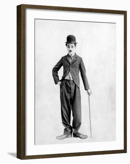 Charlie Chaplin, 1925-null-Framed Photo