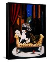 Charlie Chaplin and 'Scraps', 1992-Frances Broomfield-Framed Stretched Canvas