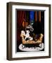 Charlie Chaplin and 'Scraps', 1992-Frances Broomfield-Framed Premium Giclee Print