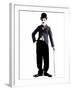 Charlie Chaplin as the 'Little Tramp' character, ca. 1925-null-Framed Photo