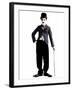 Charlie Chaplin as the 'Little Tramp' character, ca. 1925-null-Framed Photo