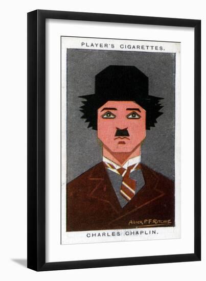 Charlie Chaplin, British Film Actor and Director, 1926-Alick PF Ritchie-Framed Giclee Print