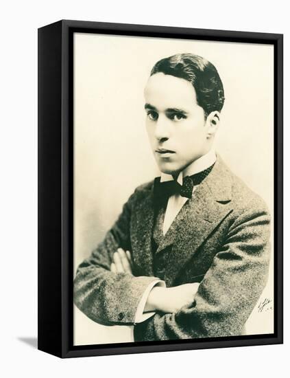 Charlie Chaplin, c.1916-American Photographer-Framed Stretched Canvas