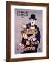 Charlie Chaplin, Charlie's Karriere-null-Framed Giclee Print