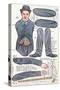Charlie Chaplin Doll-null-Stretched Canvas