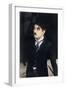 Charlie Chaplin, English and American Actor and Comedian, 1928-null-Framed Giclee Print