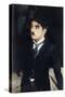 Charlie Chaplin, English and American Actor and Comedian, 1928-null-Stretched Canvas