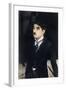 Charlie Chaplin, English and American Actor and Comedian, 1928-null-Framed Giclee Print