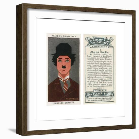 Charlie Chaplin - English Comic Actor-Alick P^f^ Ritchie-Framed Giclee Print