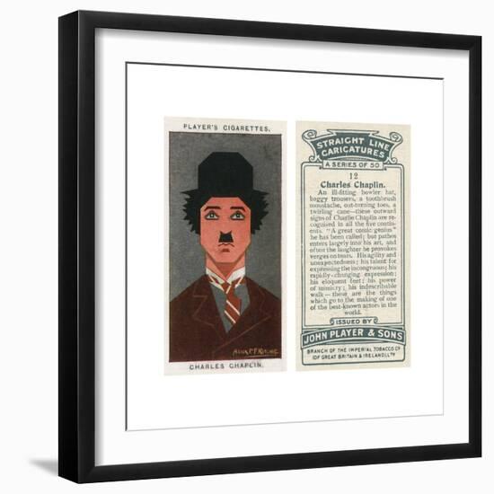 Charlie Chaplin - English Comic Actor-Alick P^f^ Ritchie-Framed Giclee Print