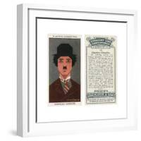 Charlie Chaplin - English Comic Actor-Alick P^f^ Ritchie-Framed Giclee Print