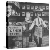 Charlie Chaplin in Film "Dough and Dynamite"-null-Stretched Canvas