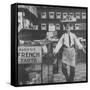 Charlie Chaplin in Film "Dough and Dynamite"-null-Framed Stretched Canvas