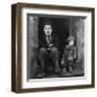 Charlie Chaplin in The Kid-null-Framed Art Print