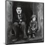 Charlie Chaplin in The Kid-null-Mounted Art Print