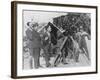 Charlie Chaplin Laughing During Shooting of Film-null-Framed Premium Photographic Print