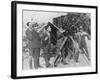 Charlie Chaplin Laughing During Shooting of Film-null-Framed Premium Photographic Print