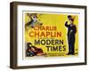 CHARLIE CHAPLIN. "MODERN TIMES" [1936], directed by CHARLIE CHAPLIN.-null-Framed Photographic Print