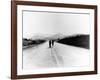 Charlie Chaplin, Paulette Goddard. "The Masses" 1936, "Modern Times" Directed by Charles Chaplin-null-Framed Photographic Print