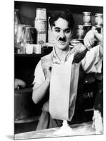 Charlie Chaplin. "Shop" 1916, "The Floorwalker" Directed by Charles Chaplin-null-Mounted Photographic Print