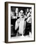 Charlie Chaplin. "Shop" 1916, "The Floorwalker" Directed by Charles Chaplin-null-Framed Photographic Print