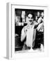 Charlie Chaplin. "Shop" 1916, "The Floorwalker" Directed by Charles Chaplin-null-Framed Photographic Print