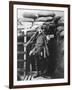 Charlie Chaplin, Shoulder Arms, 1918-null-Framed Photographic Print