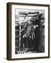 Charlie Chaplin, Shoulder Arms, 1918-null-Framed Photographic Print