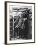 Charlie Chaplin, Shoulder Arms, 1918-null-Framed Photographic Print