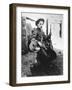 Charlie Chaplin, Shoulder Arms, 1918-null-Framed Photographic Print