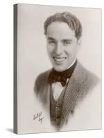 Charlie Chaplin (Sir Charles Spencer) English Comedian and Actor as Himself-null-Stretched Canvas