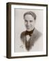 Charlie Chaplin (Sir Charles Spencer) English Comedian and Actor as Himself-null-Framed Photographic Print