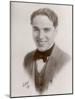 Charlie Chaplin (Sir Charles Spencer) English Comedian and Actor as Himself-null-Mounted Photographic Print